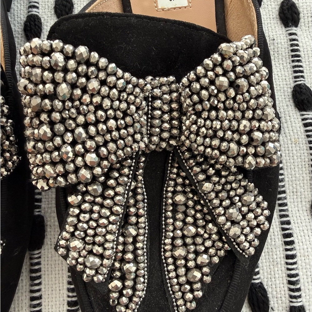 Nice silver bow slipper mule - Picture 2 of 4